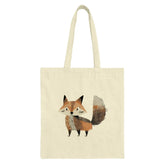 Cute Fox Tote Bag, Animal Lover Gift, Woodland Creature Design, Stylish Grocery Bag, Reusable Shopping Bag, Unique Present Idea - Tawshia